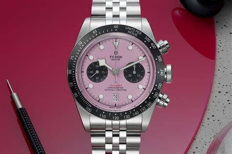 tudor prenk|tudor chrono pink premium.